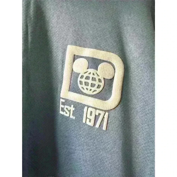 Disney World Parks Blue Zip Track Jacket Spirit Jersey Unisex M - Picture 2 of 3